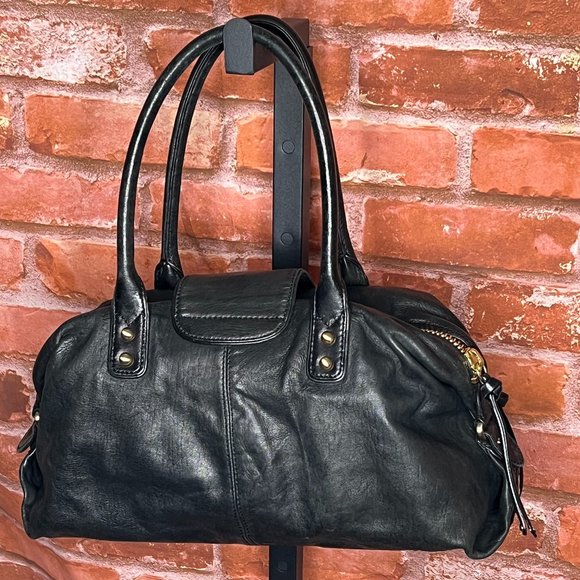 Botkier Bianka Black Leather Satchel Bag - Picture 4 of 7